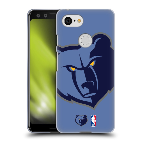 NBA Memphis Grizzlies Logo Oversized Soft Gel Case for Google Pixel 3