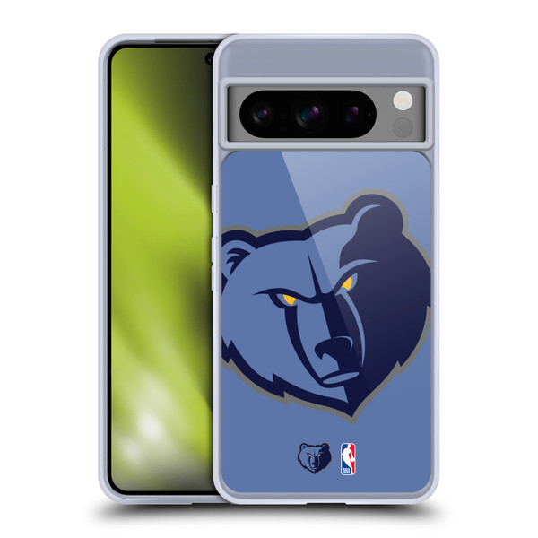 NBA Memphis Grizzlies Logo Oversized Soft Gel Case for Google Pixel 8 Pro