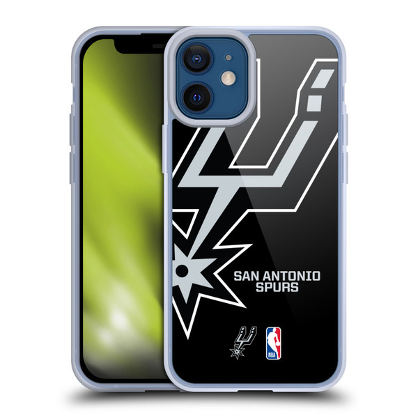 NBA San Antonio Spurs Logo Oversized Soft Gel Case for Apple iPhone 12 Mini & MagSafe