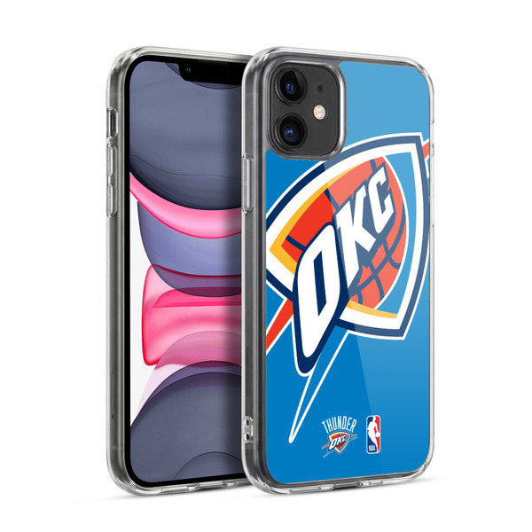 NBA Oklahoma City Thunder Logo Oversized Soft Gel Case for Apple iPhone 11
