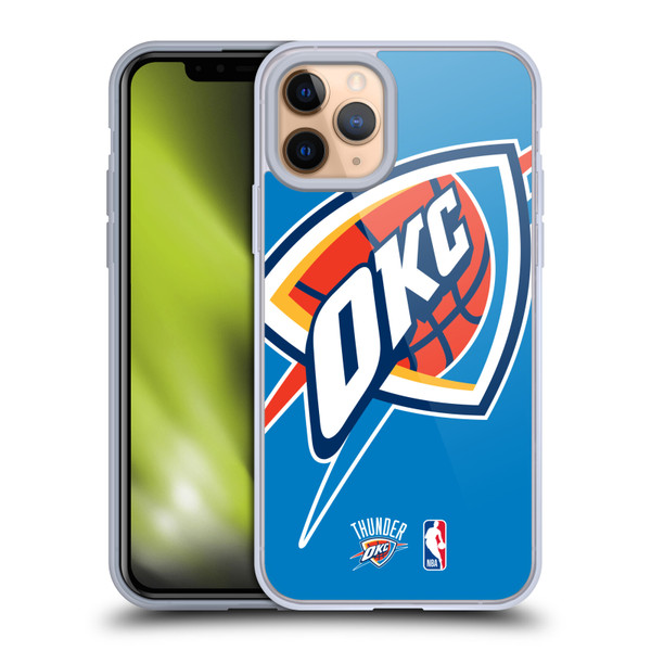NBA Oklahoma City Thunder Logo Oversized Soft Gel Case for Apple iPhone 11 Pro & MagSafe