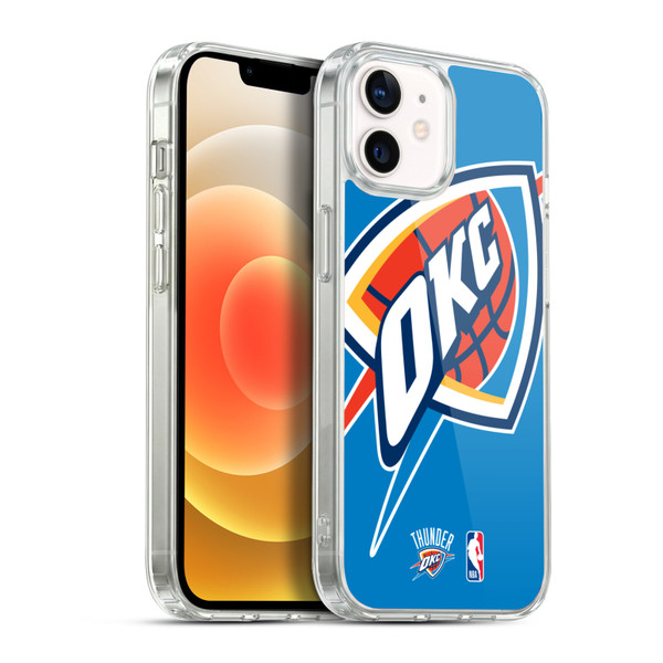 NBA Oklahoma City Thunder Logo Oversized Soft Gel Case for Apple iPhone 12 / iPhone 12 Pro & MagSafe