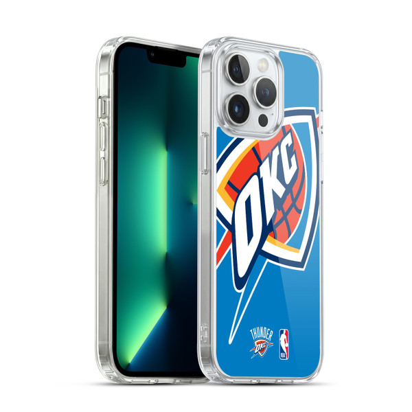 NBA Oklahoma City Thunder Logo Oversized Soft Gel Case for Apple iPhone 13 Pro Max & MagSafe