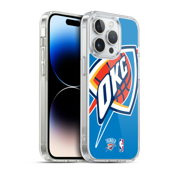 NBA Oklahoma City Thunder Logo Oversized Soft Gel Case for Apple iPhone 13 Pro & MagSafe