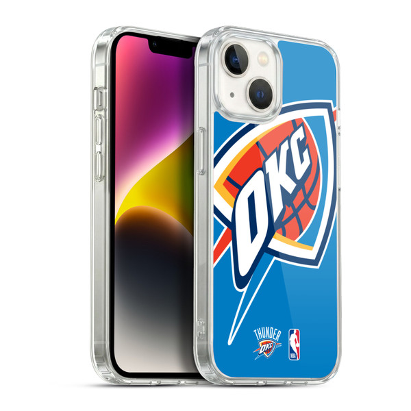 NBA Oklahoma City Thunder Logo Oversized Soft Gel Case for Apple iPhone 14