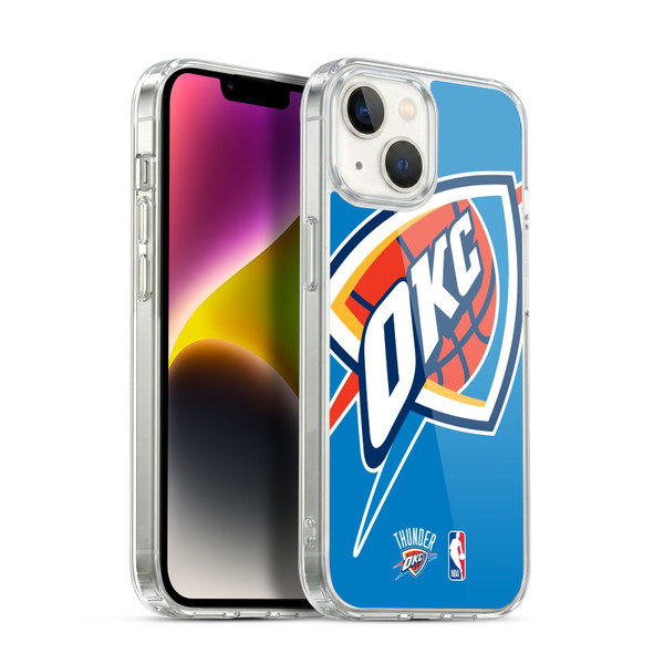 NBA Oklahoma City Thunder Logo Oversized Soft Gel Case for Apple iPhone 14