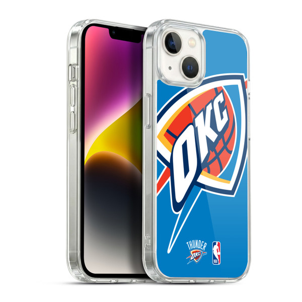 NBA Oklahoma City Thunder Logo Oversized Soft Gel Case for Apple iPhone 14 Plus & MagSafe
