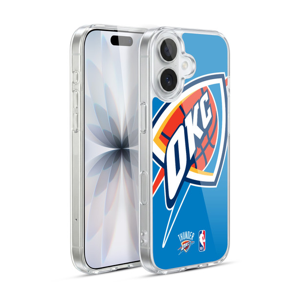 NBA Oklahoma City Thunder Logo Oversized Soft Gel Case for Apple iPhone 17