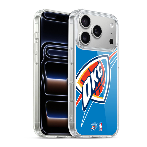 NBA Oklahoma City Thunder Logo Oversized Soft Gel Case for Apple iPhone 17 Pro