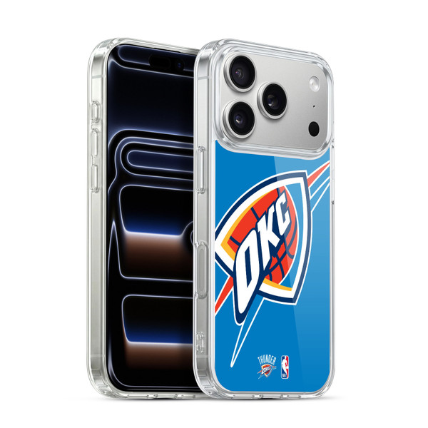 NBA Oklahoma City Thunder Logo Oversized Soft Gel Case for Apple iPhone 17 Pro