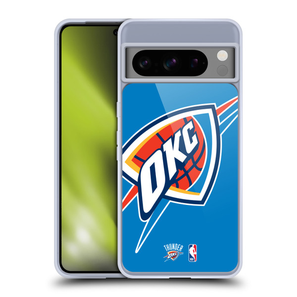 NBA Oklahoma City Thunder Logo Oversized Soft Gel Case for Google Pixel 8 Pro