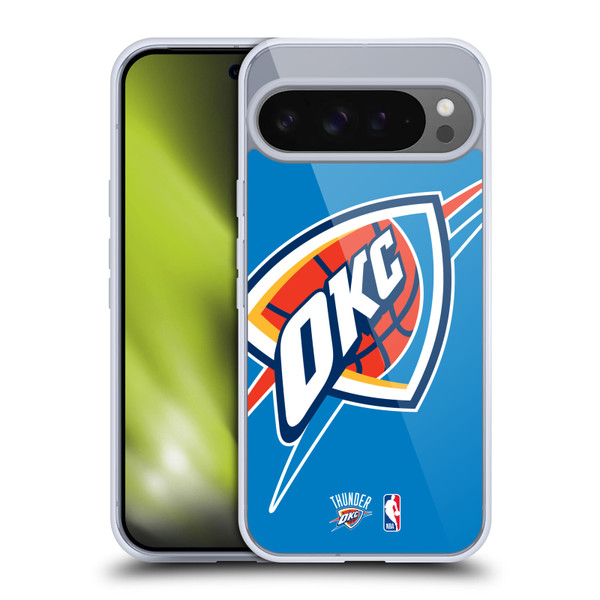 NBA Oklahoma City Thunder Logo Oversized Soft Gel Case for Google Pixel 9 Pro XL