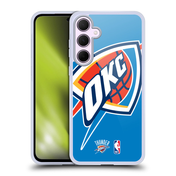 NBA Oklahoma City Thunder Logo Oversized Soft Gel Case for Samsung Galaxy A35 5G