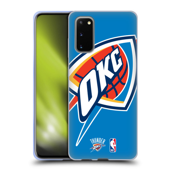 NBA Oklahoma City Thunder Logo Oversized Soft Gel Case for Samsung Galaxy S20 / S20 5G