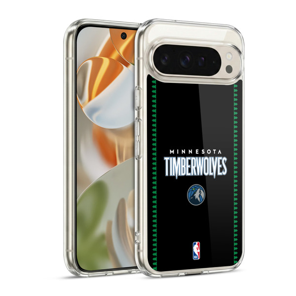 NBA Minnesota Timberwolves Logo Retro Design Soft Gel Case for Google Pixel 9 / Pixel 9 Pro