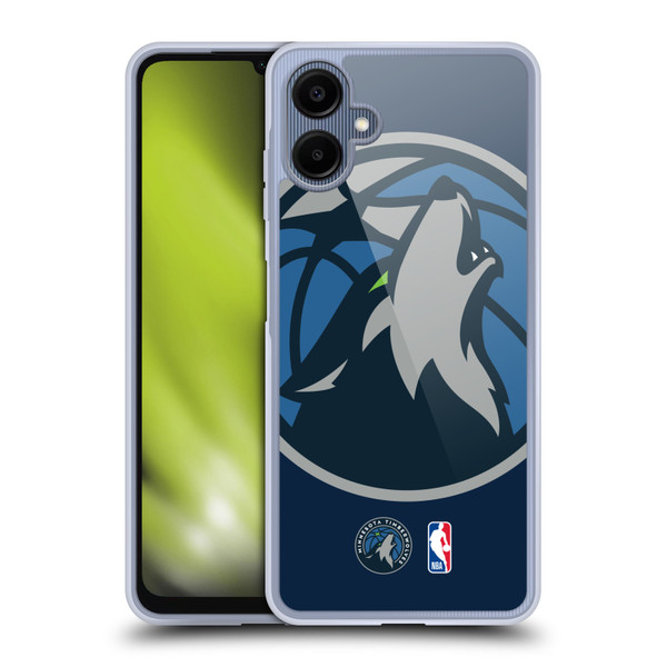 NBA Minnesota Timberwolves Logo Oversized Soft Gel Case for Samsung Galaxy A06 4G