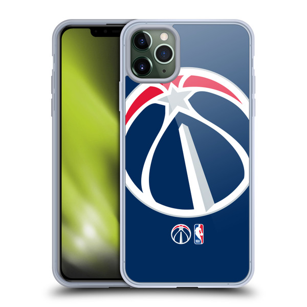 NBA Washington Wizards Logo Oversized Soft Gel Case for Apple iPhone 11 Pro Max & MagSafe