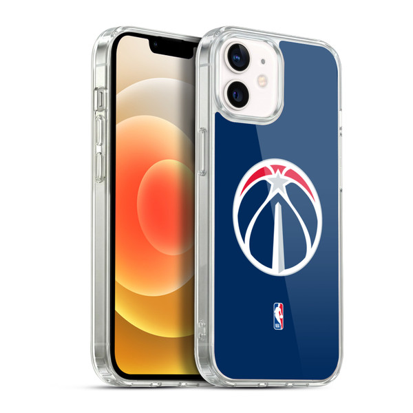 NBA Washington Wizards Logo Navy Blue Soft Gel Case for Apple iPhone 12 / iPhone 12 Pro & MagSafe