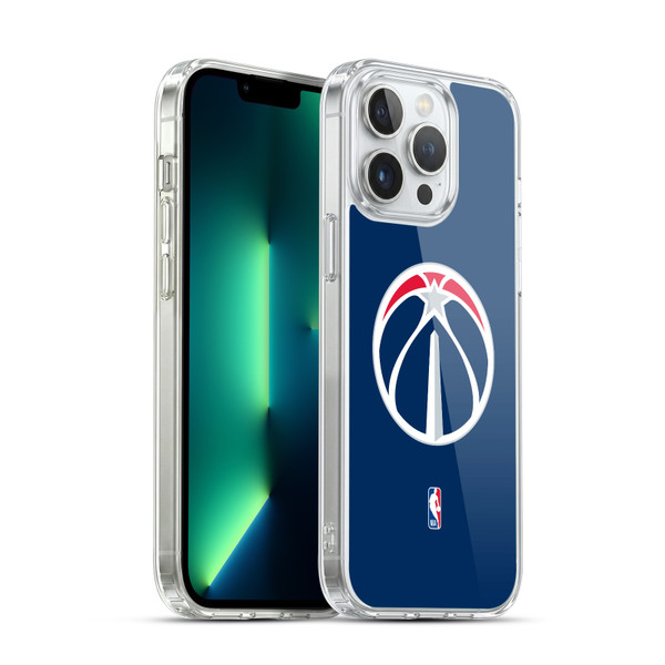 NBA Washington Wizards Logo Navy Blue Soft Gel Case for Apple iPhone 13 Pro Max & MagSafe
