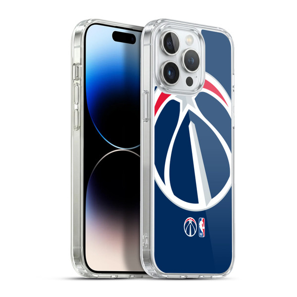 NBA Washington Wizards Logo Oversized Soft Gel Case for Apple iPhone 13 Pro Max & MagSafe
