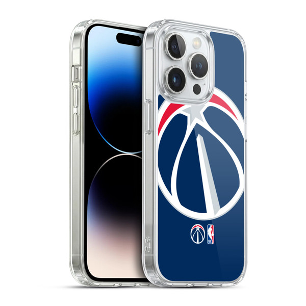 NBA Washington Wizards Logo Oversized Soft Gel Case for Apple iPhone 14 Pro & MagSafe