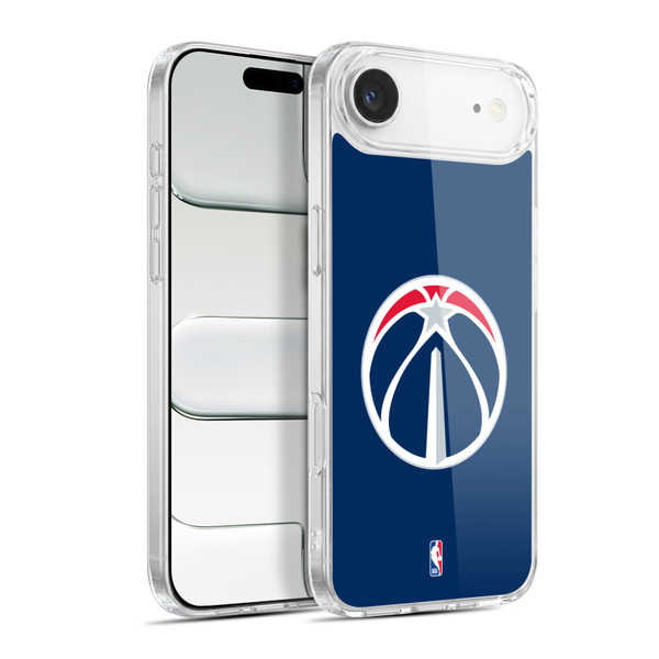 NBA Washington Wizards Logo Navy Blue Soft Gel Case for Apple iPhone 17 Air