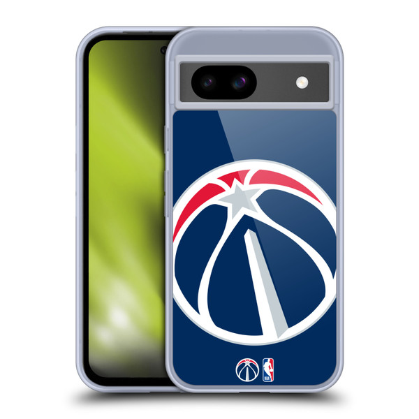 NBA Washington Wizards Logo Oversized Soft Gel Case for Google Pixel 8a