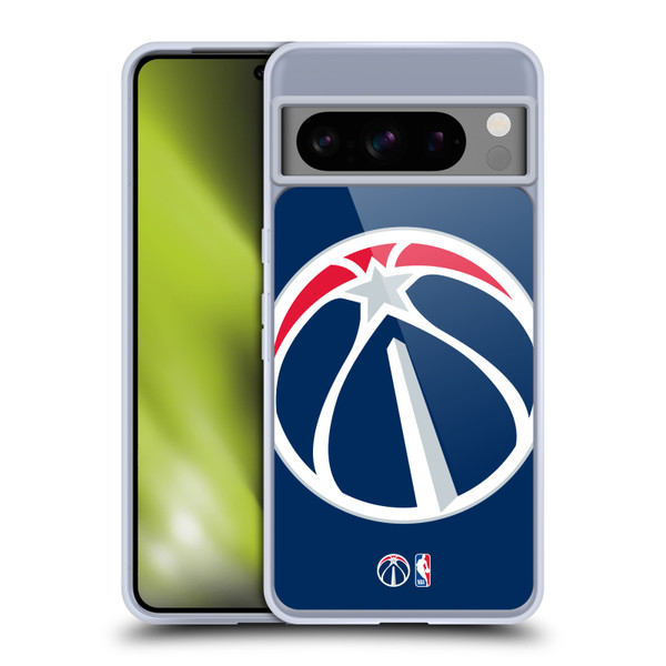 NBA Washington Wizards Logo Oversized Soft Gel Case for Google Pixel 8 Pro