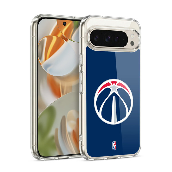 NBA Washington Wizards Logo Navy Blue Soft Gel Case for Google Pixel 9 / Pixel 9 Pro