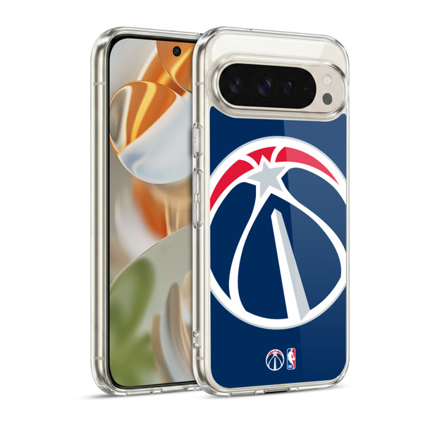 NBA Washington Wizards Logo Oversized Soft Gel Case for Google Pixel 9 / Pixel 9 Pro