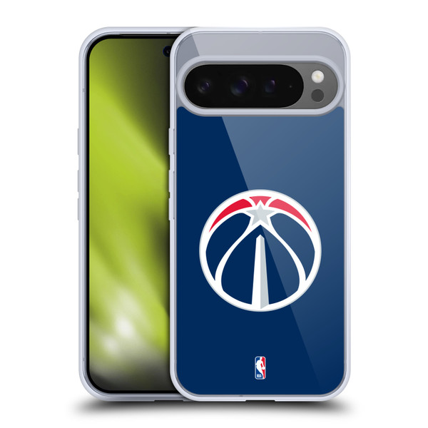 NBA Washington Wizards Logo Navy Blue Soft Gel Case for Google Pixel 9 Pro XL