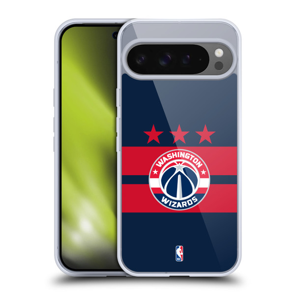 NBA Washington Wizards Logo Navy Blue Design Soft Gel Case for Google Pixel 9 Pro XL