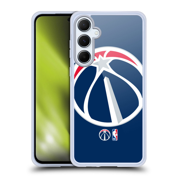 NBA Washington Wizards Logo Oversized Soft Gel Case for Samsung Galaxy A55 5G
