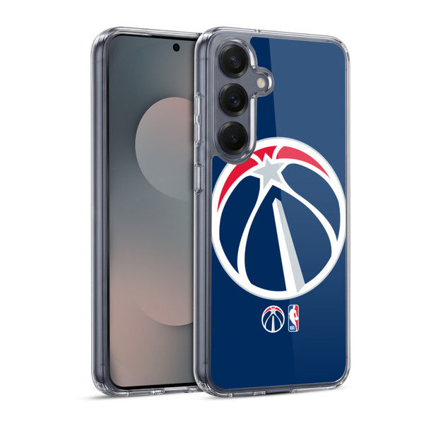 NBA Washington Wizards Logo Oversized Soft Gel Case for Samsung Galaxy S25 & MagSafe