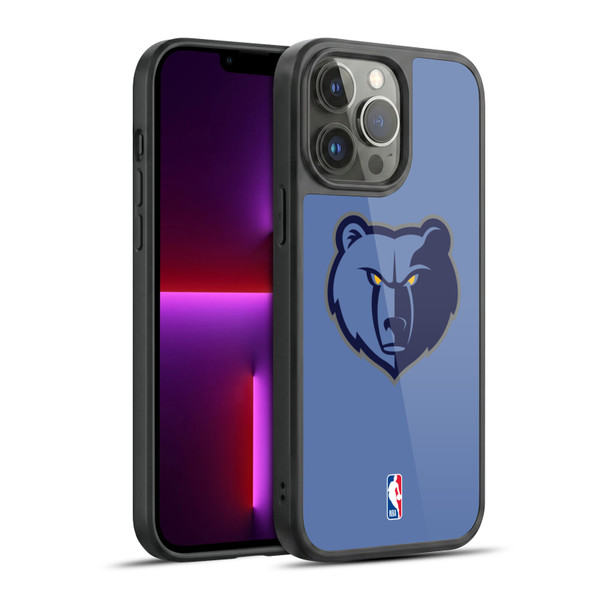 NBA Memphis Grizzlies Logo Light Blue Gel Armour Case For Apple iPhone 13 Pro Max