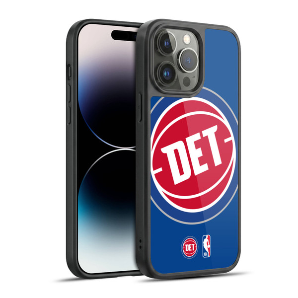 NBA Detroit Pistons Logo Oversized Gel Armour Case For Apple iPhone 14 Pro Max
