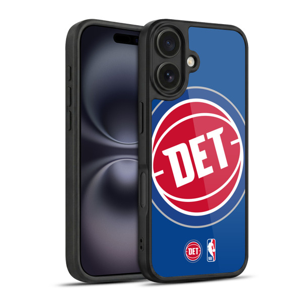 NBA Detroit Pistons Logo Oversized Gel Armour Case For Apple iPhone 16
