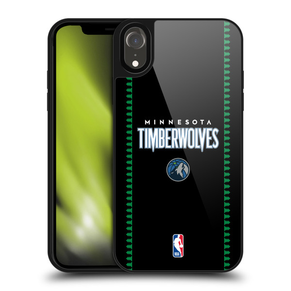NBA Minnesota Timberwolves Logo Retro Design Gel Armour Case For Apple iPhone XR