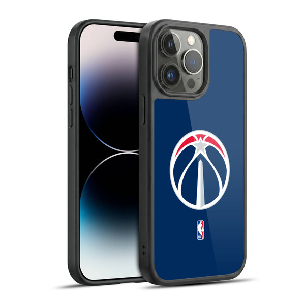 NBA Washington Wizards Logo Navy Blue Gel Armour Case For Apple iPhone 14 Pro Max