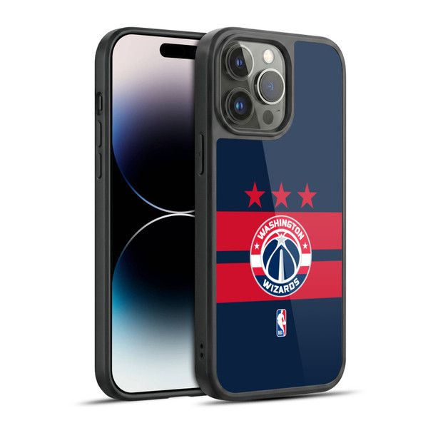 NBA Washington Wizards Logo Navy Blue Design Gel Armour Case For Apple iPhone 14 Pro Max