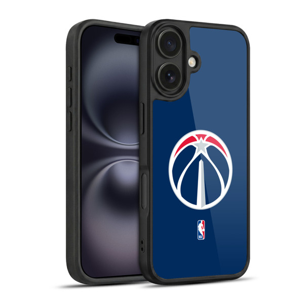 NBA Washington Wizards Logo Navy Blue Gel Armour Case For Apple iPhone 16