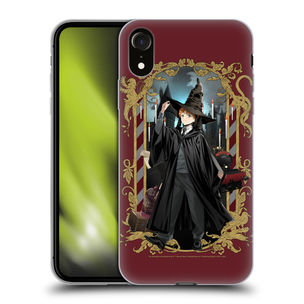 Harry Potter 25th Anniversary Anime Ron Weasley Soft Gel Case for Apple iPhone XR