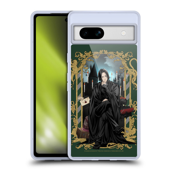 Harry Potter 25th Anniversary Anime Severus Snape Soft Gel Case for Google Pixel 7a