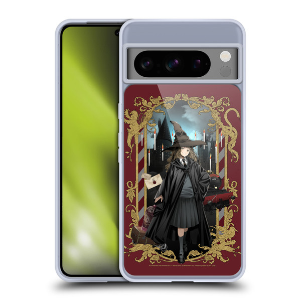 Harry Potter 25th Anniversary Anime Hermione Granger Soft Gel Case for Google Pixel 8 Pro