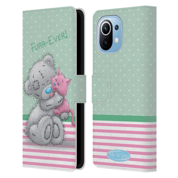 Me To You Classic Tatty Teddy Cat Pet Leather Book Wallet Case Cover For Xiaomi Mi 11