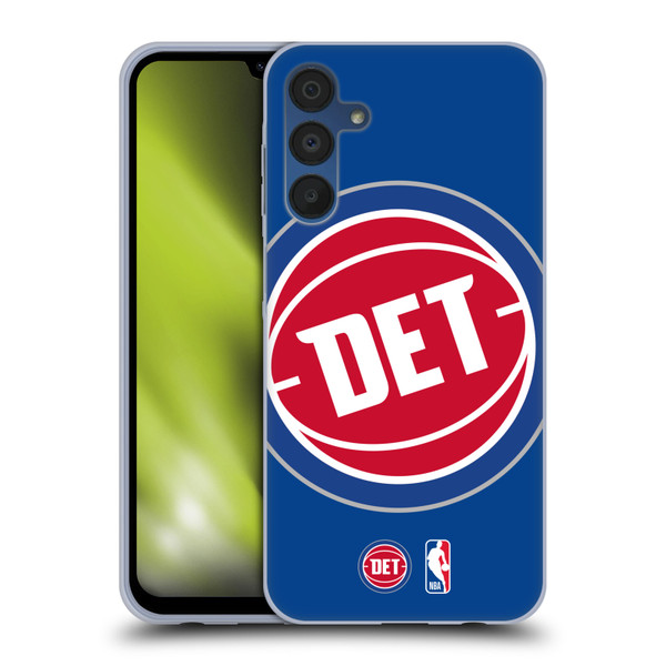 NBA Detroit Pistons Logo Oversized Soft Gel Case for Samsung Galaxy A15 & MagSafe