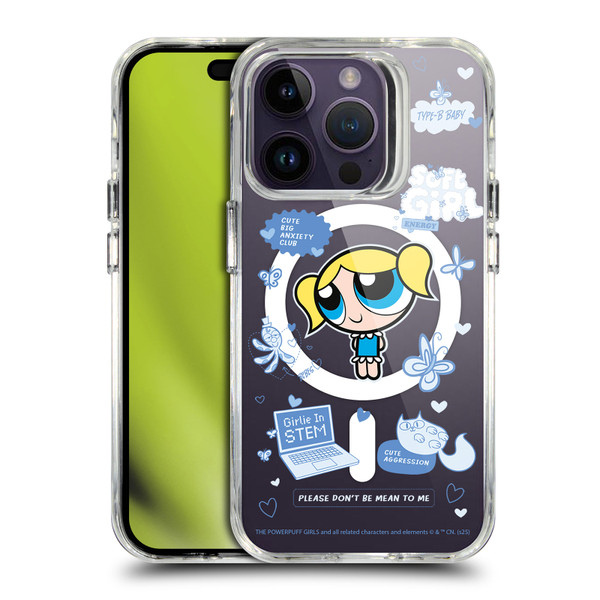 The Powerpuff Girls Character Icons Bubbles SHOCKPROOF BUMPER CASE COMPATIBLE WITH Apple iPhone 14 Pro & MAGSAFE