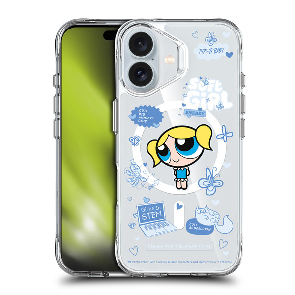The Powerpuff Girls Character Icons Bubbles SHOCKPROOF BUMPER CASE COMPATIBLE WITH Apple iPhone 16 & MAGSAFE