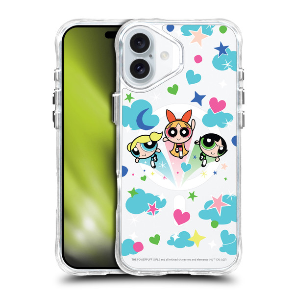 The Powerpuff Girls Character Icons Group SHOCKPROOF BUMPER CASE COMPATIBLE WITH Apple iPhone 16 Plus & MAGSAFE
