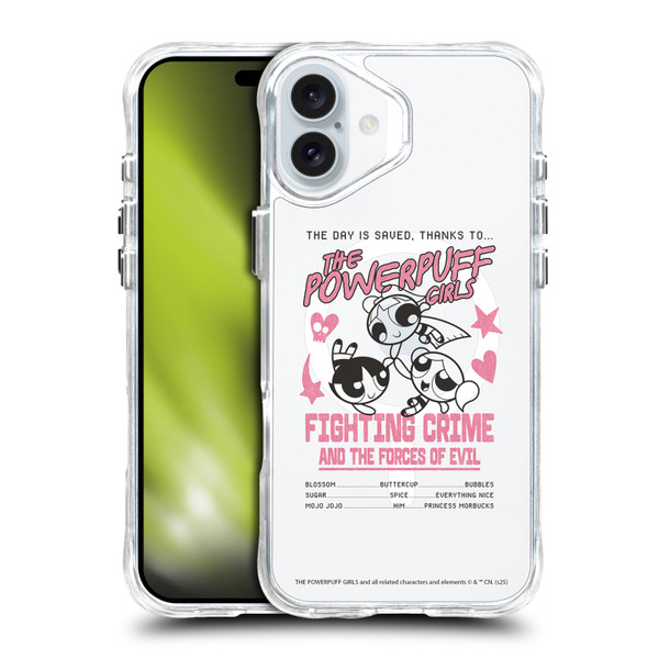 The Powerpuff Girls Character Icons Heroes SHOCKPROOF BUMPER CASE COMPATIBLE WITH Apple iPhone 16 Plus & MAGSAFE